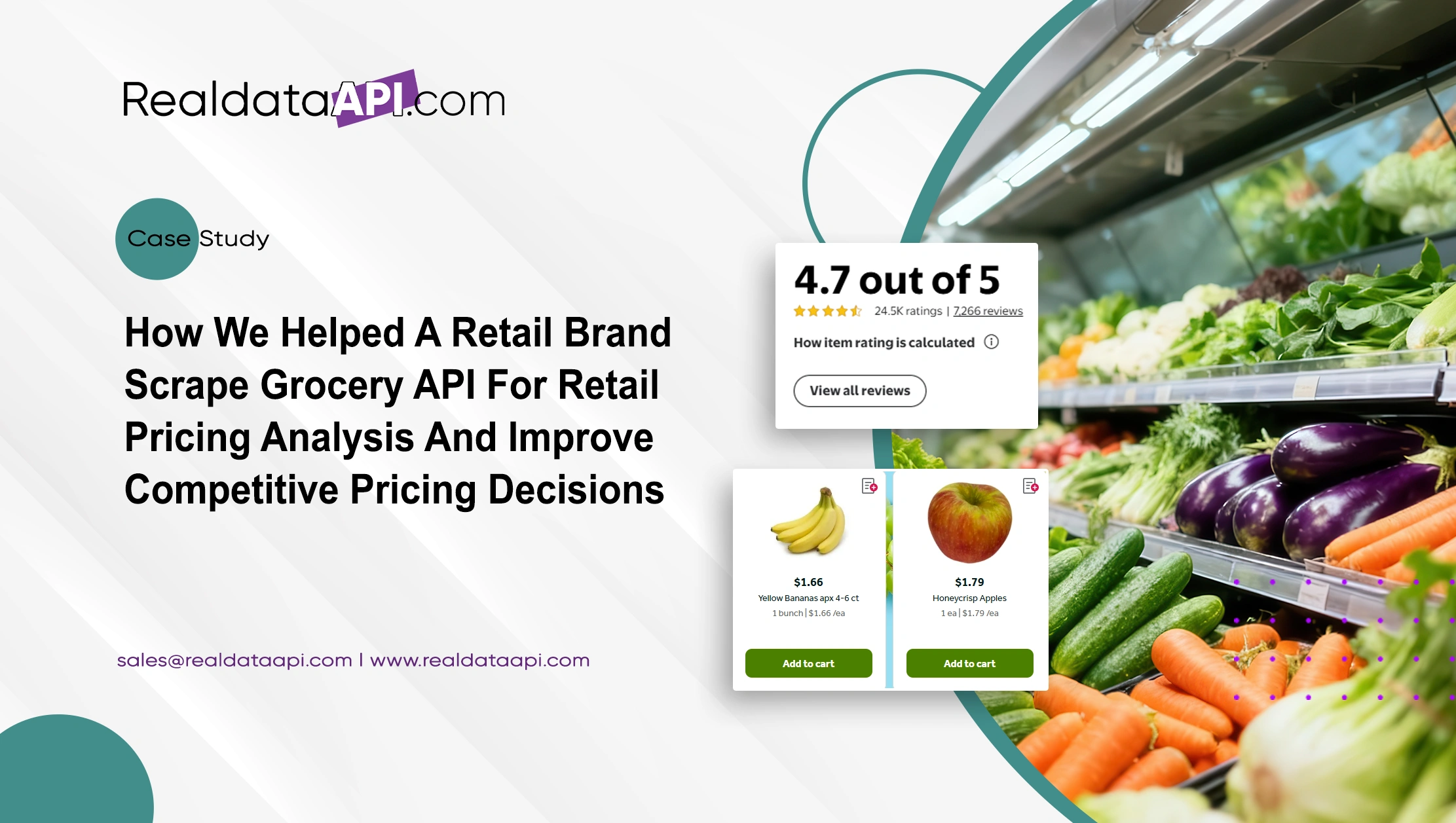 scrape grocery API for retail pricing analysis